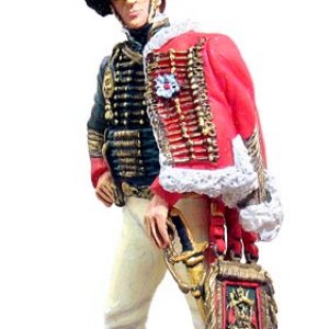 W. Britains Napoleonic French Chasseur a Cheval General Charles Lefebvre   Waterloo Campaign   1