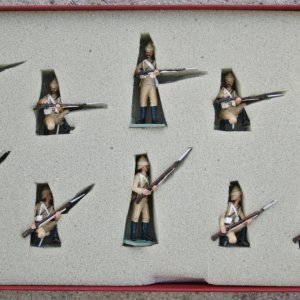 OFS4D Line Infantry 1880 90 Form Square Set3 w Drummer