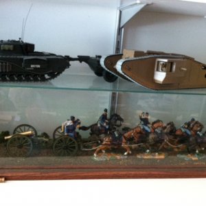 Tanks (WW1 & 2) and Union Horse Drawn Artillery