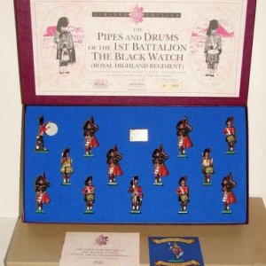 W. Britains Pipes & Drums of Black Watch Limited Edition 5196