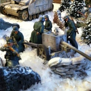 Battle of the Bulge   Germans entrenched