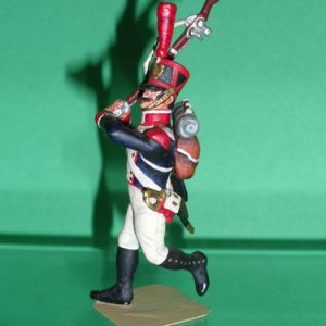 Stadden 54mm Napoleonic French Grenadier with rifle overhead