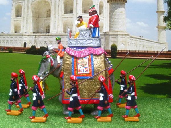 008  BG142, Elephant of the Maharaja of Sikkim and BG 143, Escort Guard