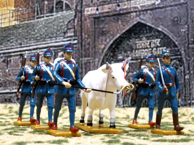 096 Rumanian Infantry with Regimental Bull