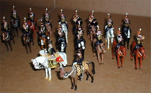 10th Hussars Mounted Band (thanks Bernard for noting the 10th instead of 7th hussars)