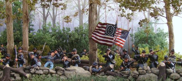 137th NY, Culp's Hill, July 3, 1863, Gettysburg