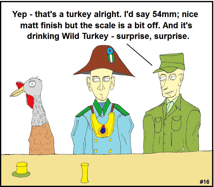 16 wild turkey