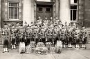 1957  Remembrance Day Parade Band Photo  PM Grigor Murdoch.The Toronto Scottish Reg.