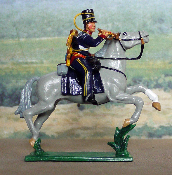 4th (QUEENS OWN) LIGHT DRAGOONS TRUMPETER - second version