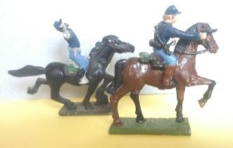 54mm Horse and Union Riders. Riders and horses are separate kits.