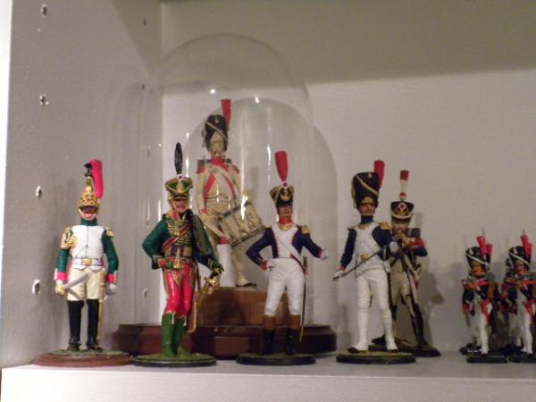 90mm French Figures (Dragoon, Hussar, Young Guard, and Old Guard by Charles Stadden)