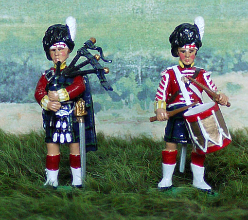 93rd Highlanders Piper and Drummer