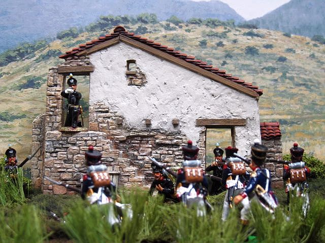 95th Rifles ambush the French Line Infantry during the Peninsular War of 1807-1814.