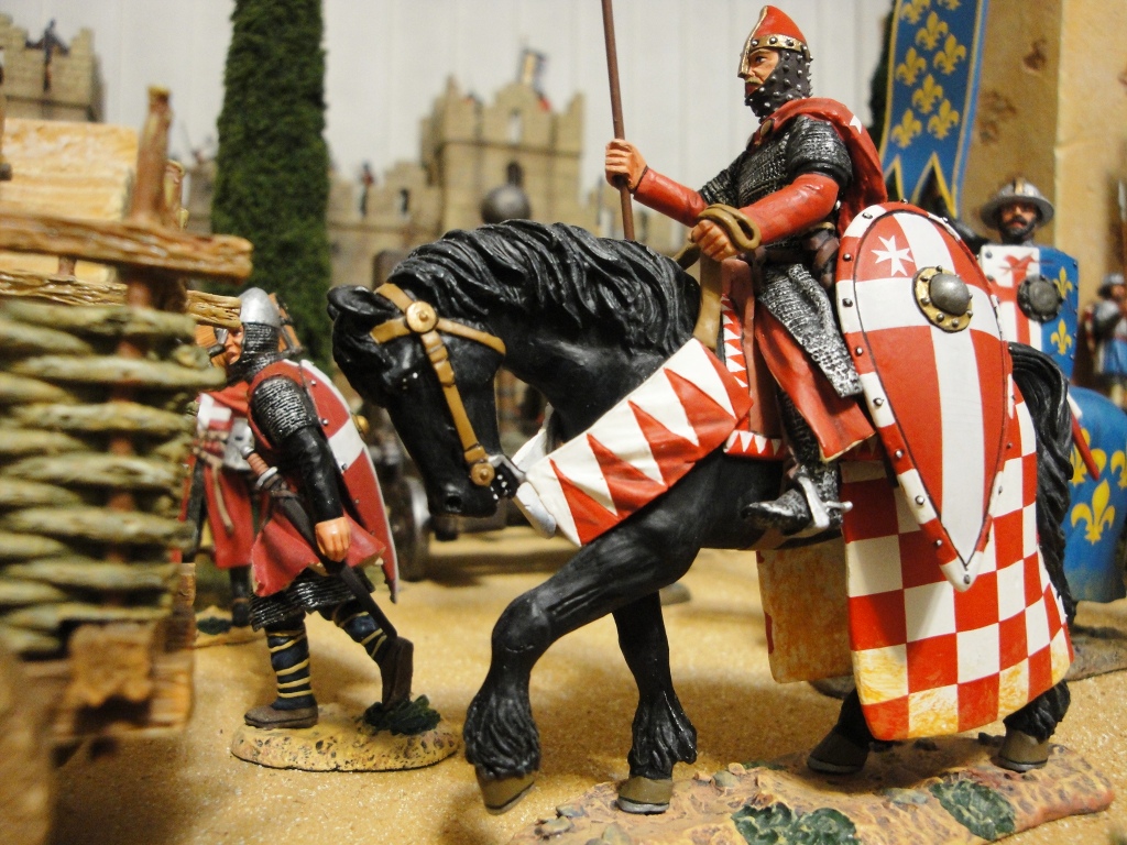 A  Hospitaller knight.