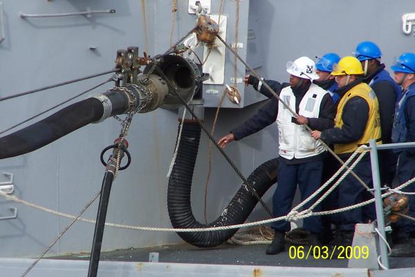 A RAS with USS Winston Churchill