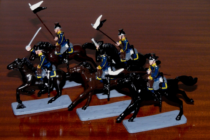 AIP UHLANS 

20th Wurttemberg Uhlan regiment

Painted as pre-WW1 (c1900) for an up and coming attempt at 1/32 scale wargaming.
AIP only produces troop