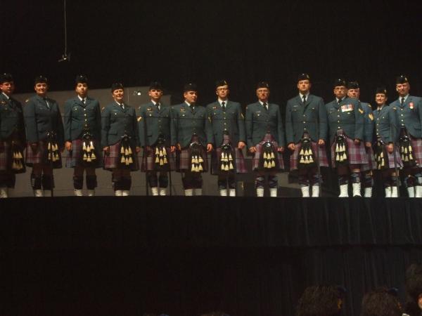 AirCommand pipes and drums from the Nova Scotia Tattoo 2009.I`m on the far right.