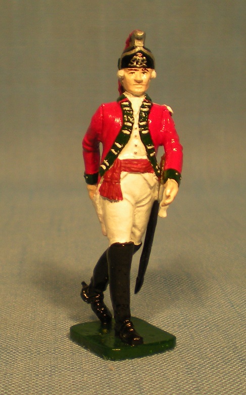 An officer of the 15th Light Dragoons.  The British army experimented with light cavalry, seeing the results other armies obtained.  An early attempt 