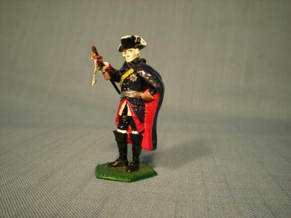 Another figure of Old Fritz, this one by New Hope Models, from their Osprey Men-at-Arms series.