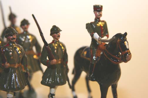 Avon Toy Soldiers WWI GREEKS with Adrian Helmets pic 2