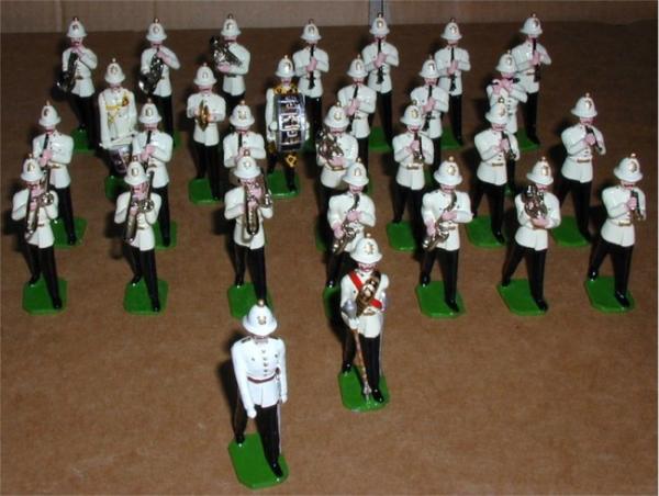 Band of the Royal Marines in summer dress