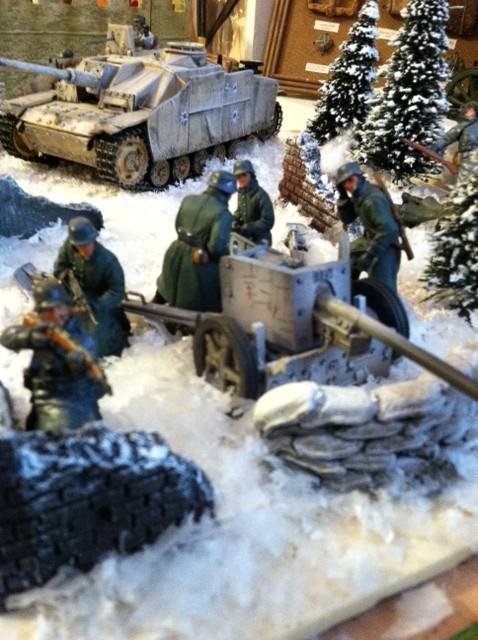 Battle of the Bulge   Germans entrenched