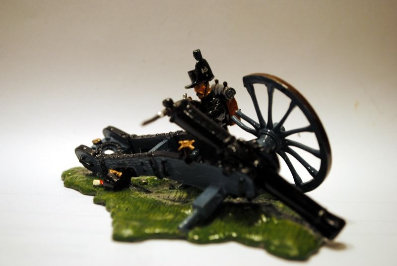 BB1 Black Brunswicker Leib Battalion with Damaged Gun