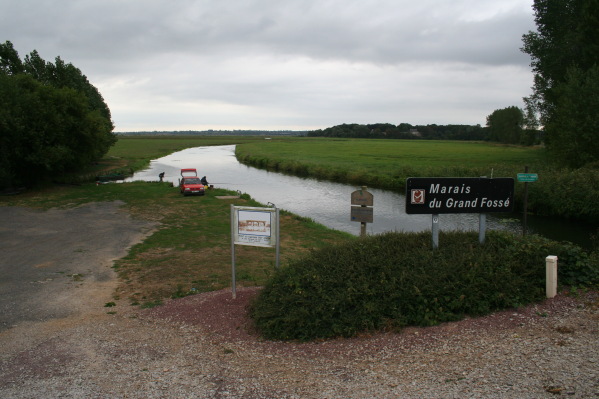 Bridge over the Merderet, Chef du Pont - looking south west to Ilse St Marie - the possible basis for the final scene in SPR? - there were two key bri