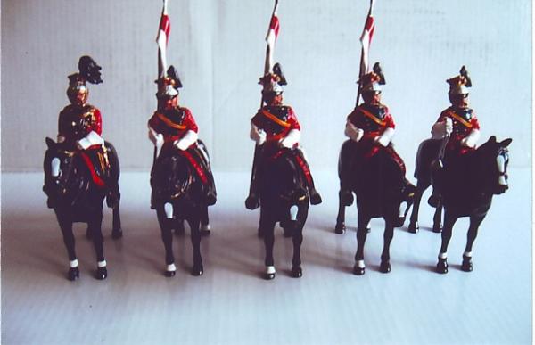 Britains # 00076 16th Lancers issued 1999 and made in China. Proberley one of the early sets once Petite decide on the move to China. They changed to 