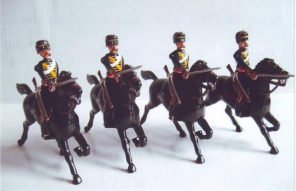 Britains 11th Hussars from the Light Brigade Series set # 3110 issued 1997.