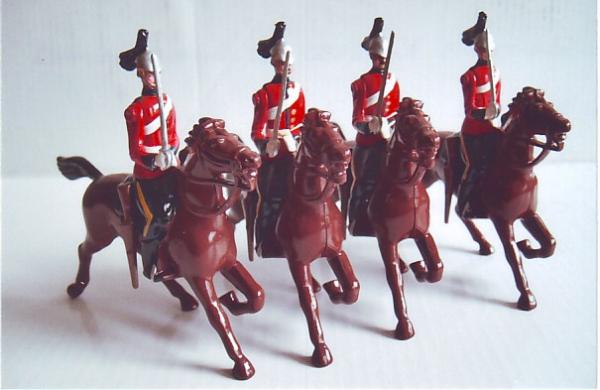 Britains 1st Royal Dragoons. They were part of the Heavy Brigade at Balaklava. set # 8830 came in single boxes issued 1993. If you wondered why some D