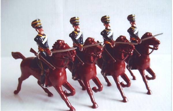 Britains 4th Light Dragoons from the Light Brigade series set # 3111 issued 1997. Later became the 4th Hussars.