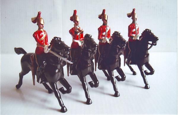 Britains 5th Dragoon Guards. (Princess Charlotte Of Wales) Part of the Heavy Brigade at Balaklava set # 8821 issued 1992. Britains dropped a clanger w