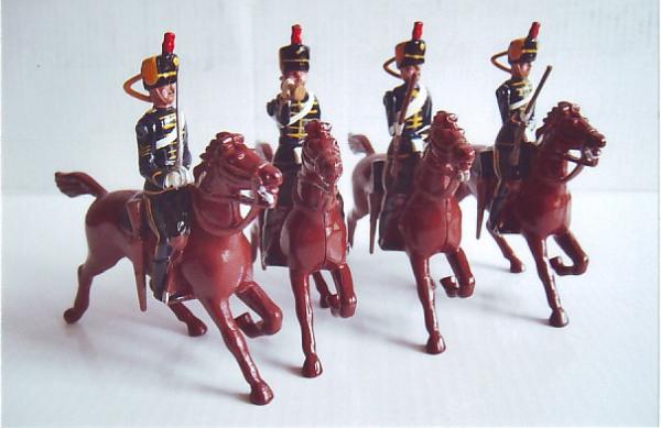 Britains set # 8811 The 4th Queens Own Hussars.