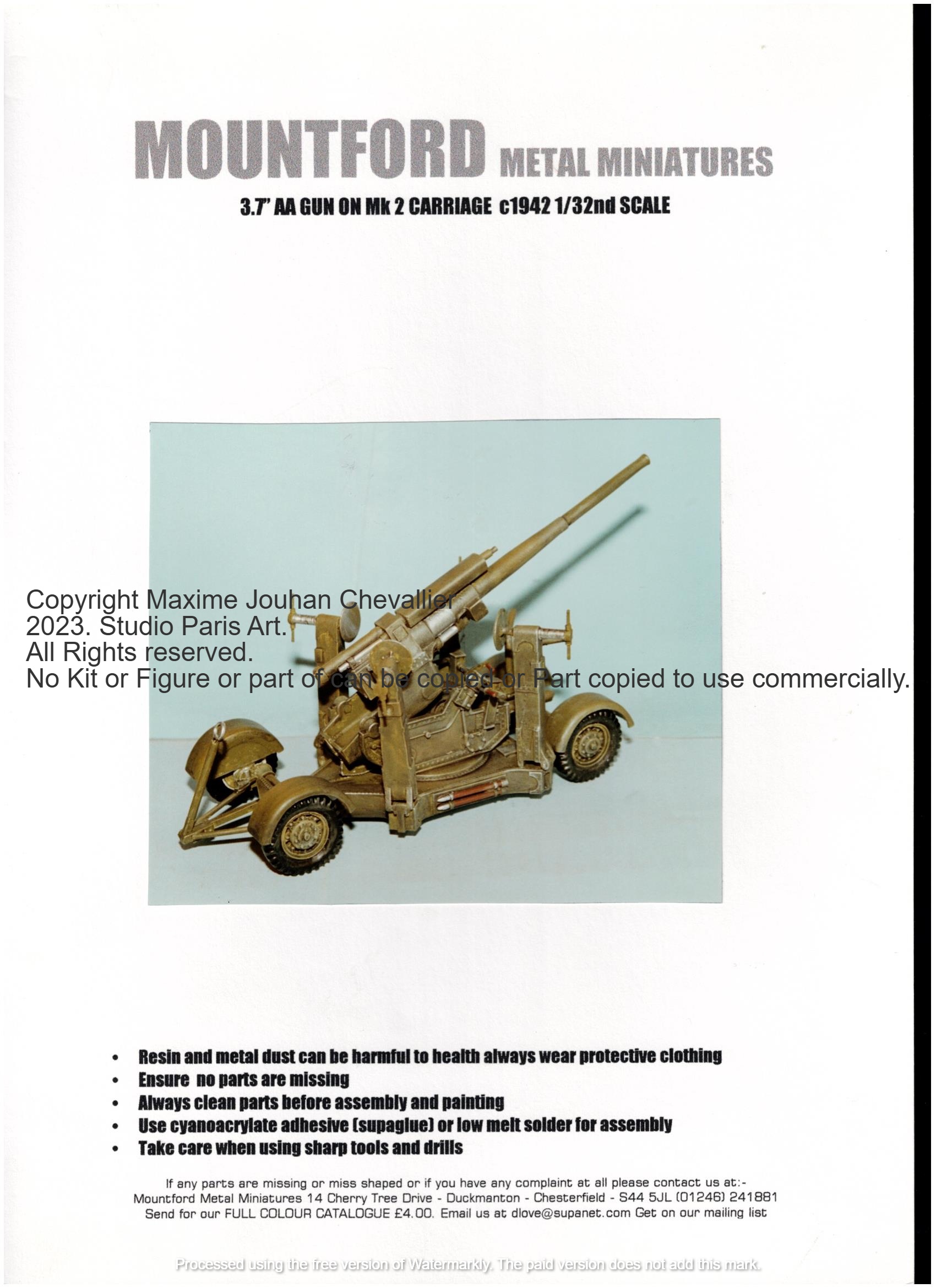 British 3 7 Inch Artillery Gun Photo painted assembled Model Page 1 of 1.jpeg