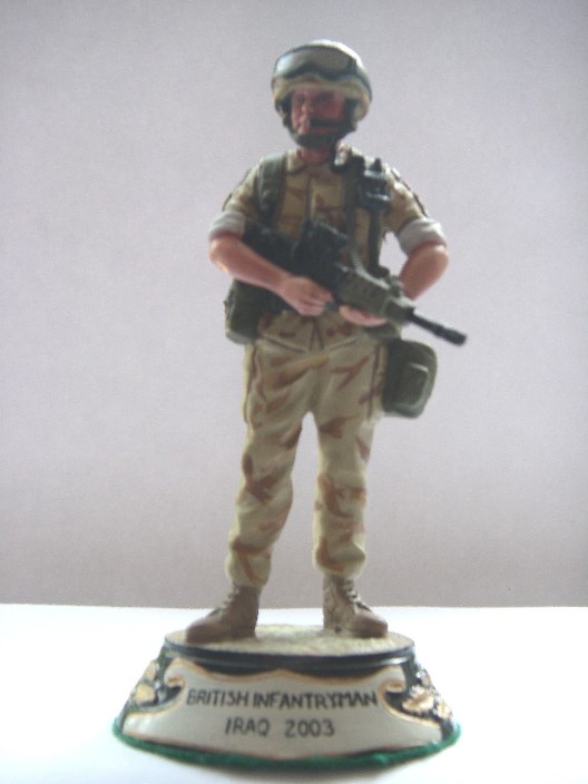 British Infantryman. Iraq 2003.