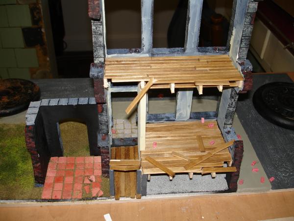 Building with floor installed