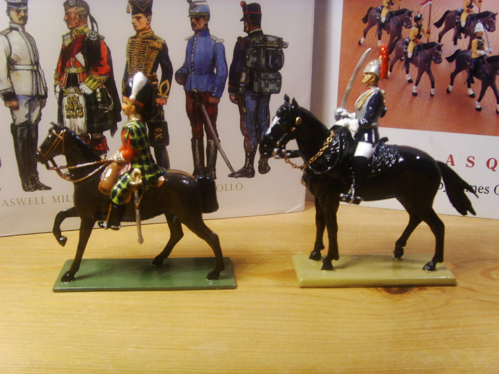 buttet B&R Trooper & William Britain for comparison