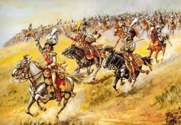 charge murat et cuirassiers