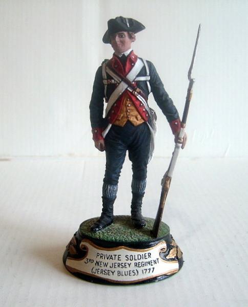 Chas Stadden # 11 Private Soldier, 3rd New Jersey Regiment (Jersey Blues) 1777. ++