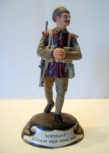 Chas Stadden # 129. Sergeant Retreat from Mons 1914. This is the Catalogue model. ++