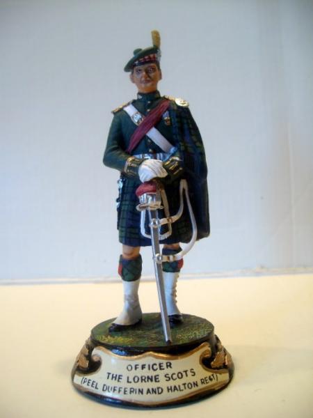 Chas Stadden # 143. Officer The Lorne Scots (Peel Dufferin & Halton Regt). The Lorne Scots were raised in 1866 as a primary reserve Infantry Regiment 