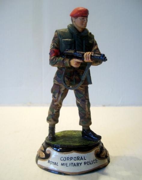 Chas Stadden # 35. Corporal Royal Military Police. Reason I bought this model is its not shown in the Catalogue wearing a Beret. I can only think it w