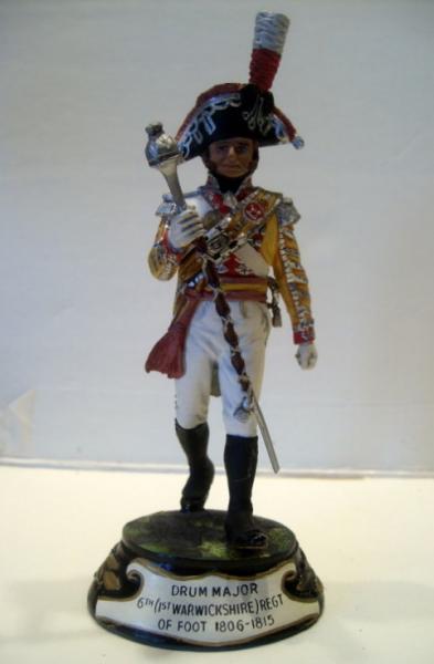 Chas Stadden # 78. Drum Major The 6th (1st Warwickshire) Regt of Foot 1806 -1815. This is a really superb piece the detail and painting are really spe