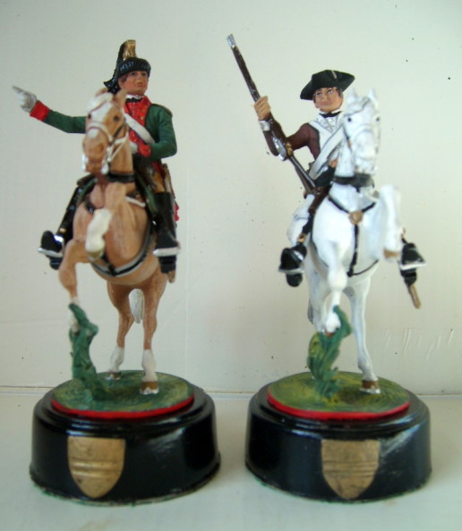 Chas Stadden American Revolutionary War The Army of The Continental Congress Chess pieces Knights: Captain Moylan's Light Dragoons & Trooper 2nd Conne