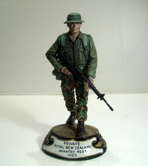 Chas stadden model # 141. Private Royal New Zealand Infantry Regt-1985. ++