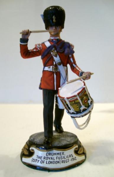 Chas Stadden model # 45. Drummer The Royal Fusiliers (City Of London) Regt-1912. ++