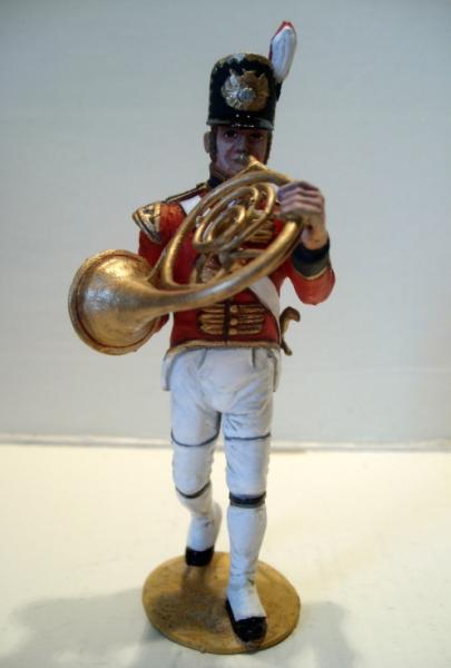 Chas Stadden. Musician 3rd Guards 1815. Chas made three full band sets this being one piece, not sure how many there are in the set they are in privat