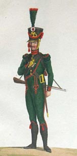 Chasseur Carabinier
The Westphalian Army in 1810: the Uniform Plates of Alexander Sauerweid (Plate 13)