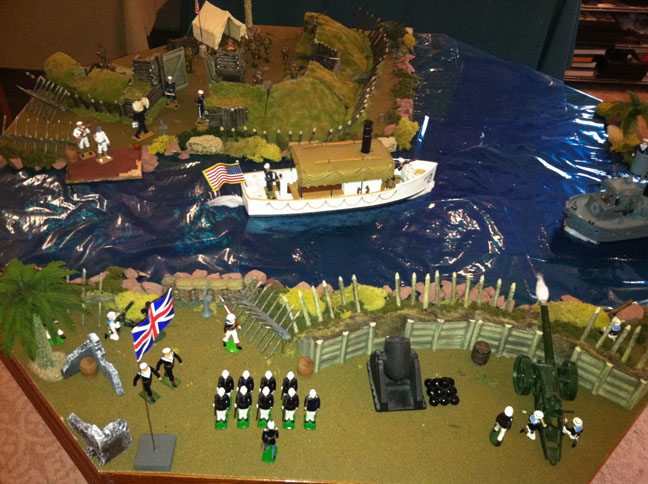 China river   b (View from British Naval Garrison)